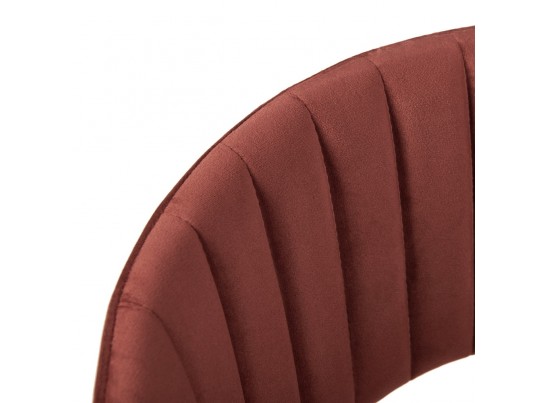 Стул Turin терракотовый с золотыми ножками в Кургане