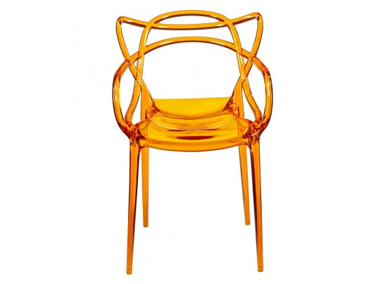 Комплект из 2-х стульев Masters прозрачный оранжевый в Кургане
