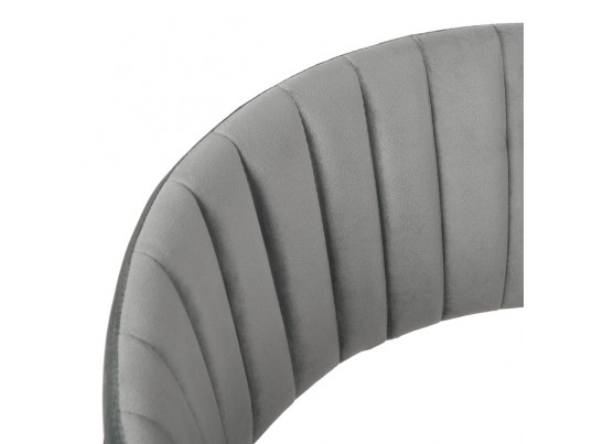 Стул полубарный Turin серый с золотыми ножками в Кургане