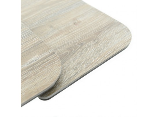 Стол Arthur раскладной 120-184x80x75см, керамогранит Dukale Henna, чёрный в Кургане