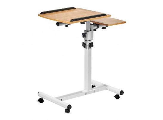 Стол многофункциональный Palma 60x40x62-96см, светлое дерево, белый в Кургане