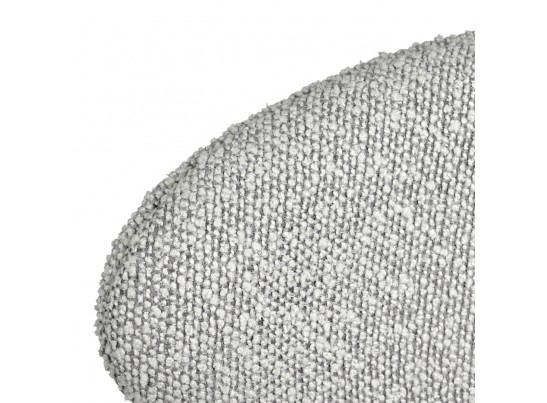 Стул Lucas светло-серый букле с ножками цвета орех в Кургане