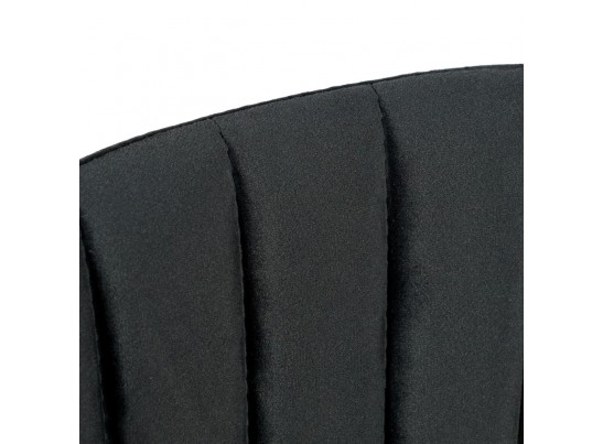 Комплект из 2-х стульев полубарных Turin чёрный с золотыми ножками в Кургане