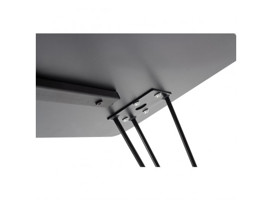 Стол Solution 120x80х75,5см, серый мрамор в Кургане