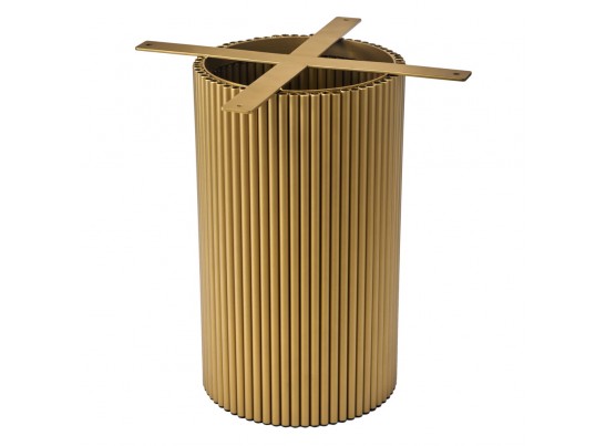 Стол Aura D110, керамогранит Ravena Natural, золотой в Кургане