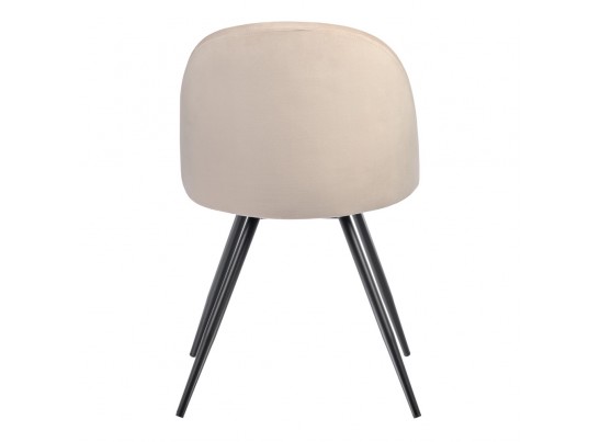 Стул Vivian латте с черными ножками в Кургане