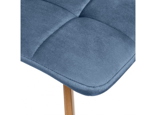 Стул Easy бирюзовый с ножками под дерево в Кургане