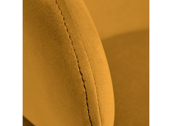 Стул-полукресло Emil медовый с золотыми ножками в Кургане