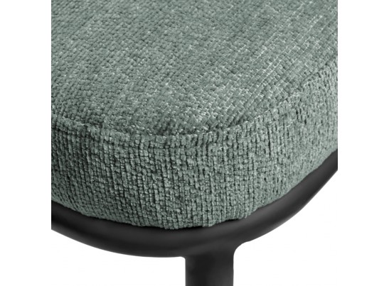 Стул Lucas 2 шалфей шенилл с чёрными ножками в Кургане