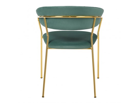 Комплект из 2-х стульев Turin мятный с золотыми ножками в Кургане