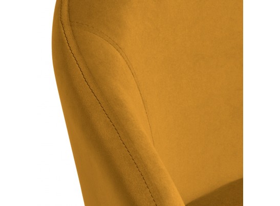 Стул-полукресло Emil медовый с золотыми ножками в Кургане