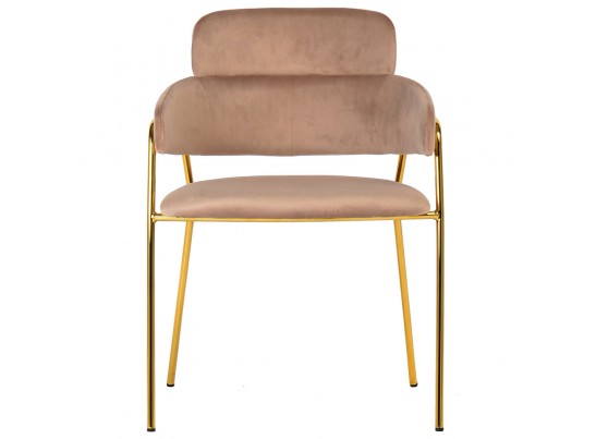 Стул Napoli латте с золотыми ножками в Кургане