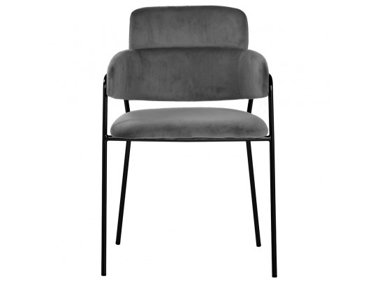 Стул Napoli серый с черными ножками в Кургане