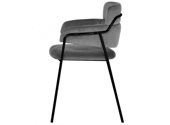 Стул Napoli серый с черными ножками в Кургане