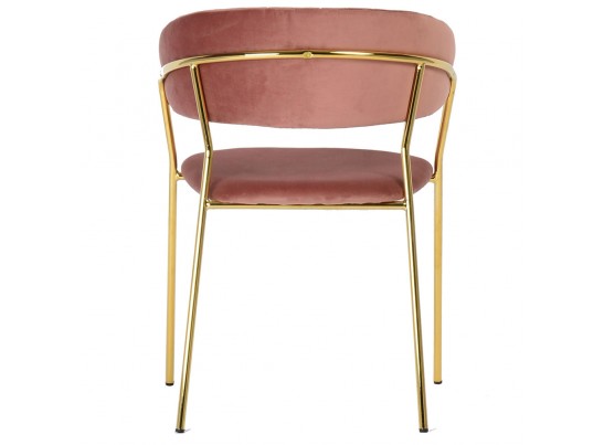 Комплект из 2-х стульев Turin пудровый с золотыми ножками в Кургане