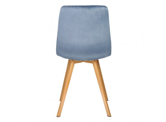 Стул Easy бирюзовый с ножками под дерево в Кургане