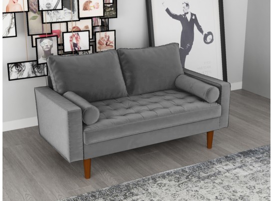 Диван Scott двухместный серый в Кургане