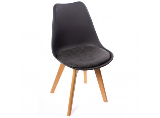 Стул Eames Bon чёрный в Кургане