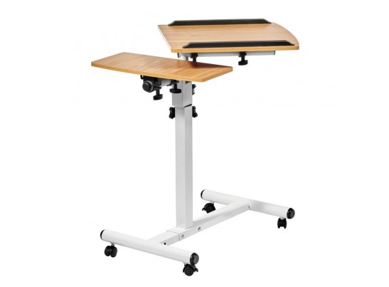 Стол многофункциональный Palma 60x40x62-96см, светлое дерево, белый в Кургане