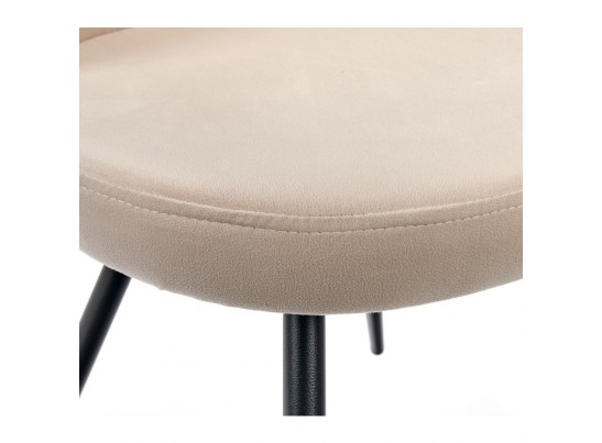 Стул Vivian латте с черными ножками в Кургане