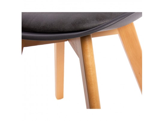 Стул Eames Bon чёрный в Кургане