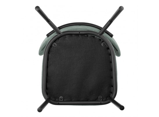 Стул Lucas 2 шалфей шенилл с чёрными ножками в Кургане