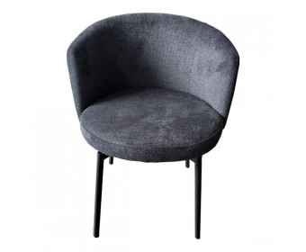 Стул Tess серый шенилл на поворотном механизме