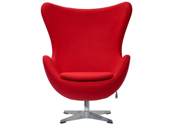 Кресло EGG CHAIR красный кашемир в Кургане