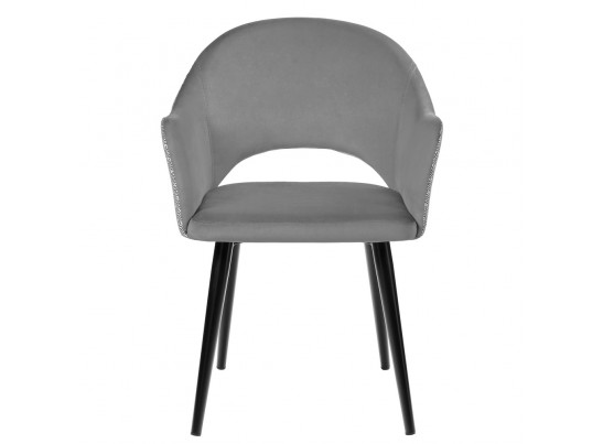 Стул Bruno серый с жаккардом в Кургане