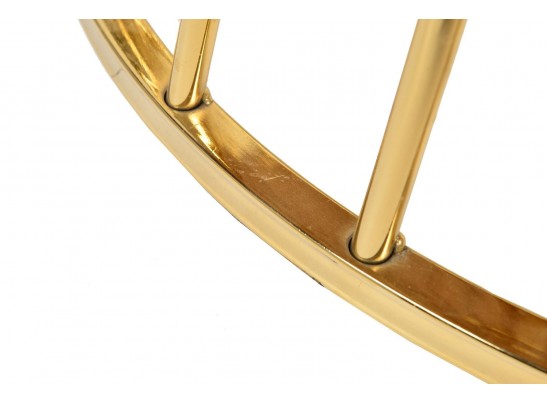 Стол Liverpool 100см, орех с золотистыми ножками в Кургане