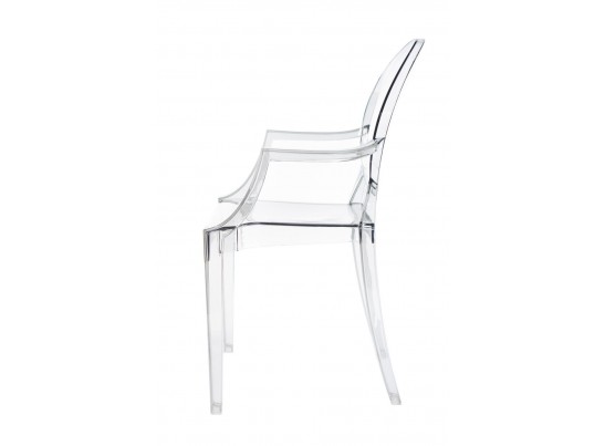 Стул Louis Ghost прозрачный серый в Кургане