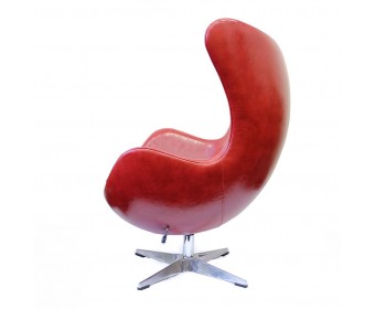 Кресло EGG CHAIR красный глянец