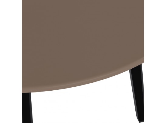 Стол Marcel круглый раскладной 110-140x110x76см, Кофе, чёрный в Кургане