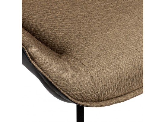 Стул Soft светло-коричневый с чёрным, рогожка в Кургане