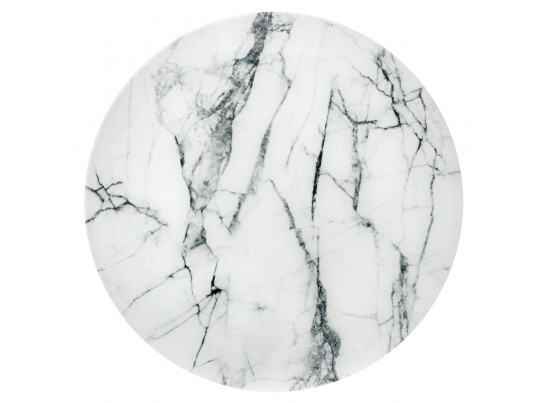 Набор кофейных столиков Tango белый мрамор с белыми ножками в Кургане