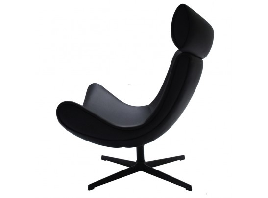 Кресло IMOLA чёрный, натуральная кожа в Кургане