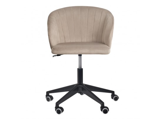 Стул Paola вращающийся на колесиках латте в Кургане