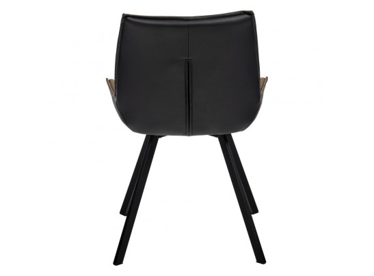 Стул Soft светло-коричневый с чёрным, рогожка в Кургане