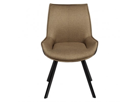 Стул Soft светло-коричневый с чёрным, рогожка в Кургане