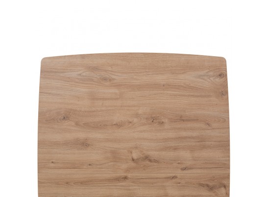 Стол Oslo 120-160 x 80см, Дуб Навара, чёрный в Кургане