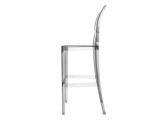 Стул барный Victoria Ghost прозрачный серый в Кургане