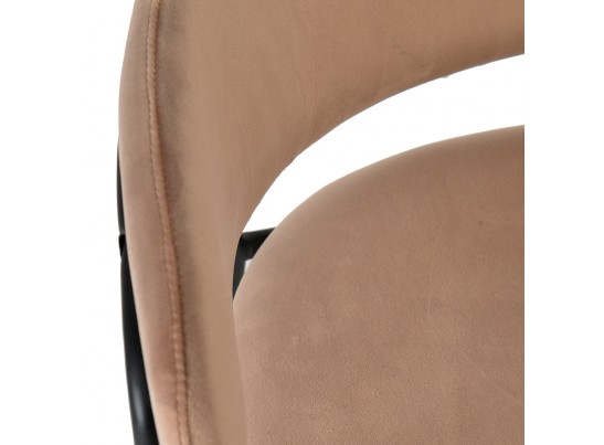 Стул Napoli латте с черными ножками в Кургане