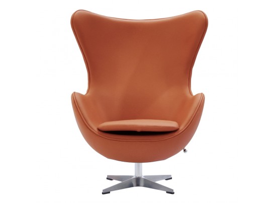 Кресло EGG STYLE CHAIR оранжевый в Кургане