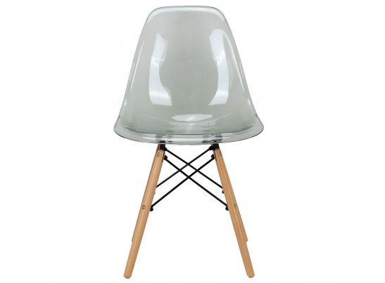 Комплект из 4-х стульев Eames прозрачный серый в Кургане