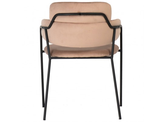 Стул Napoli латте с черными ножками в Кургане