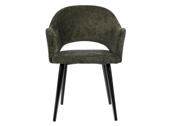 Стул Bruno зелёный шенилл в Кургане