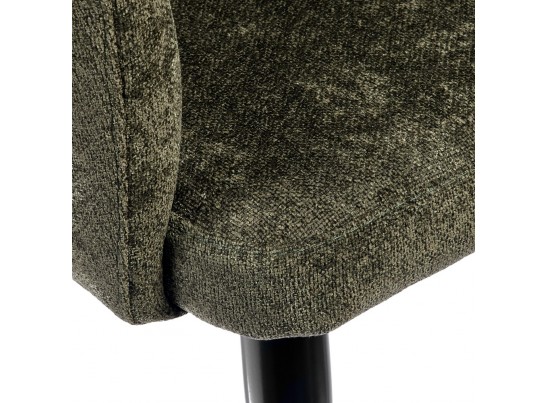 Стул Bruno зелёный шенилл в Кургане