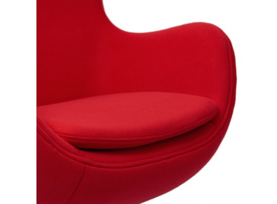 Кресло EGG CHAIR красный кашемир в Кургане