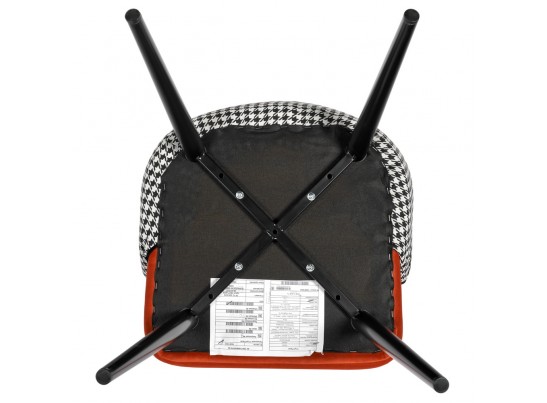 Стул Paola оранжевый с жаккардом в Кургане