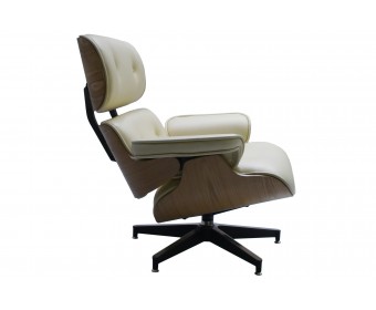 Кресло EAMES LOUNGE CHAIR бежевый